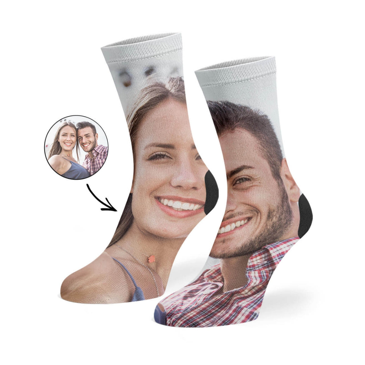 Your Photo on Socks