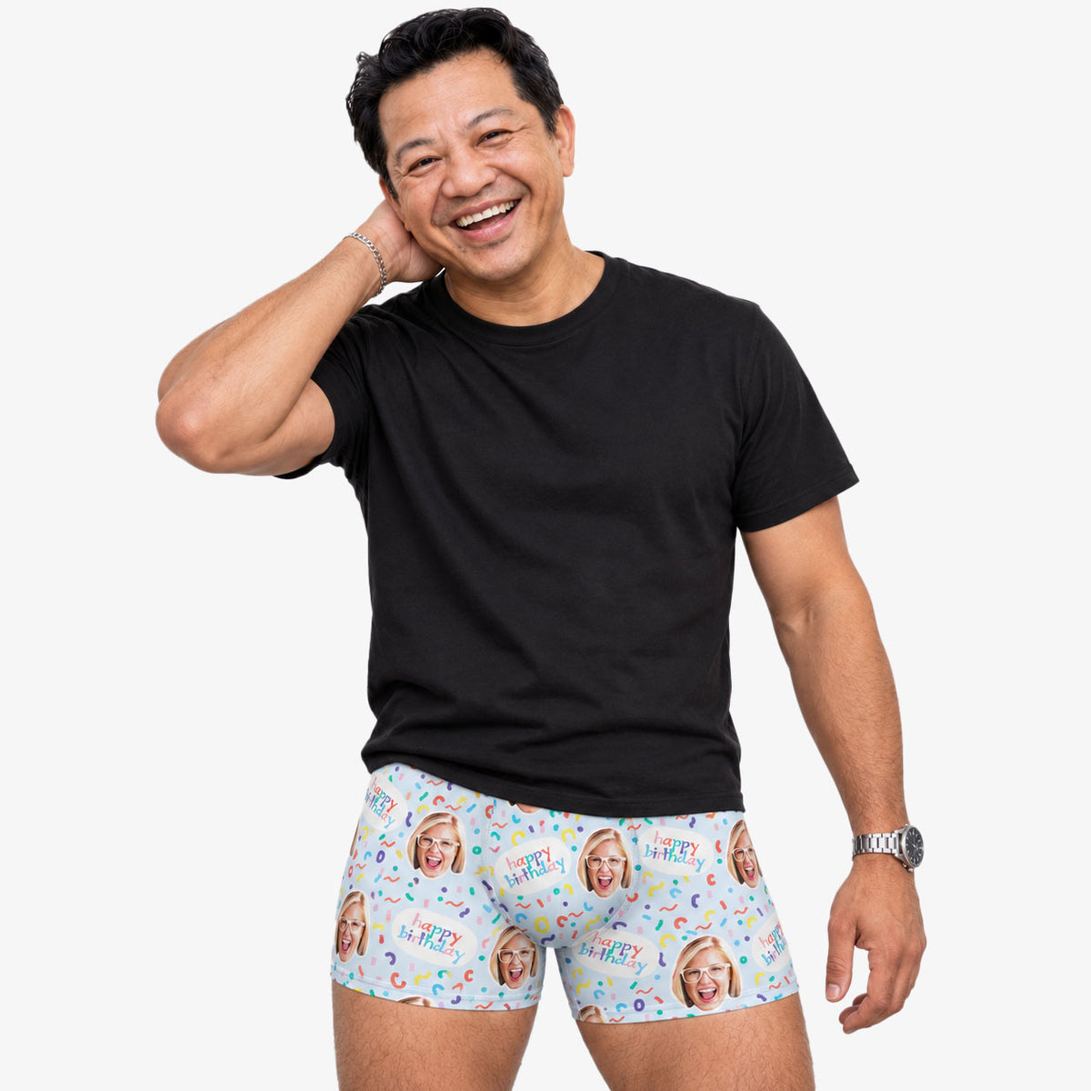 Happy Birthday Face Boxers