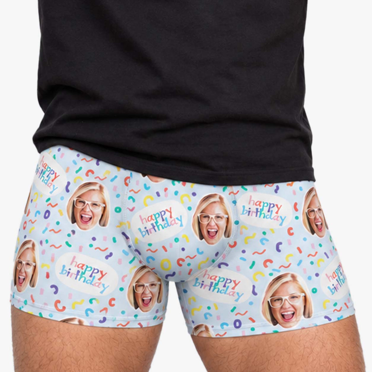 Happy Birthday Face Boxers