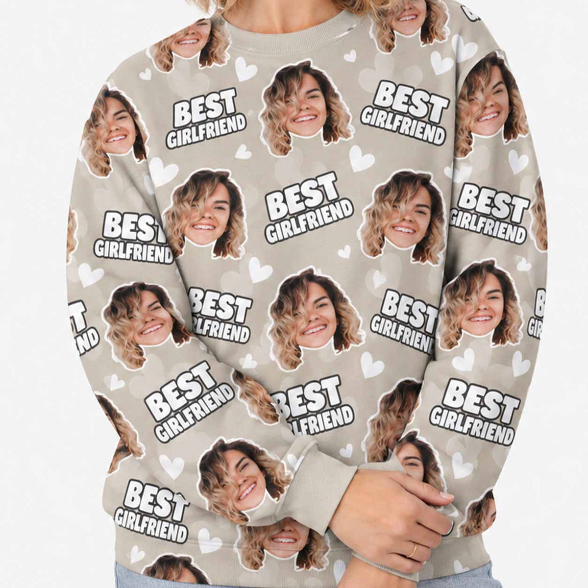 Best Girlfriend Personalised Sweatshirt