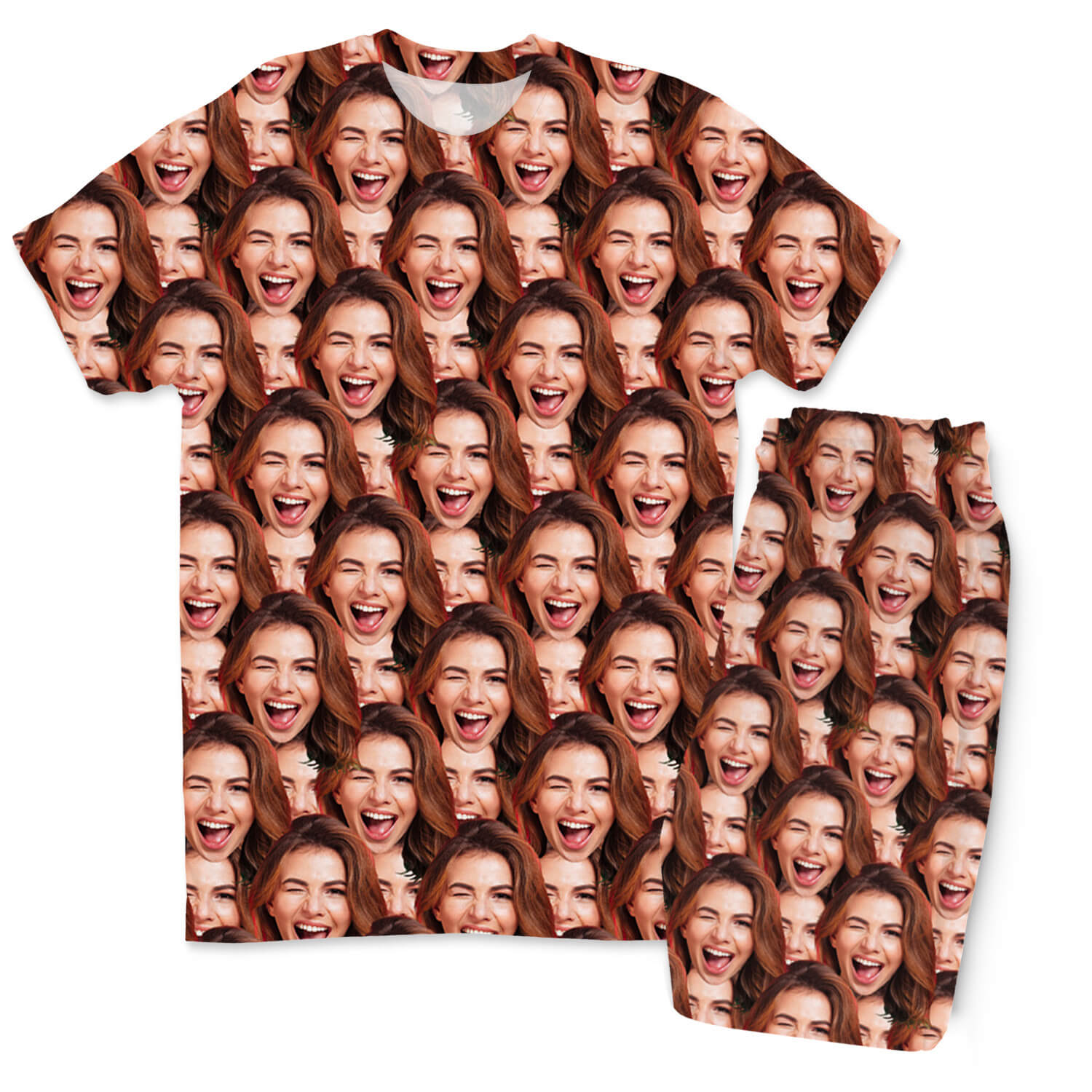Men's Face Mash Personalised Pyjamas