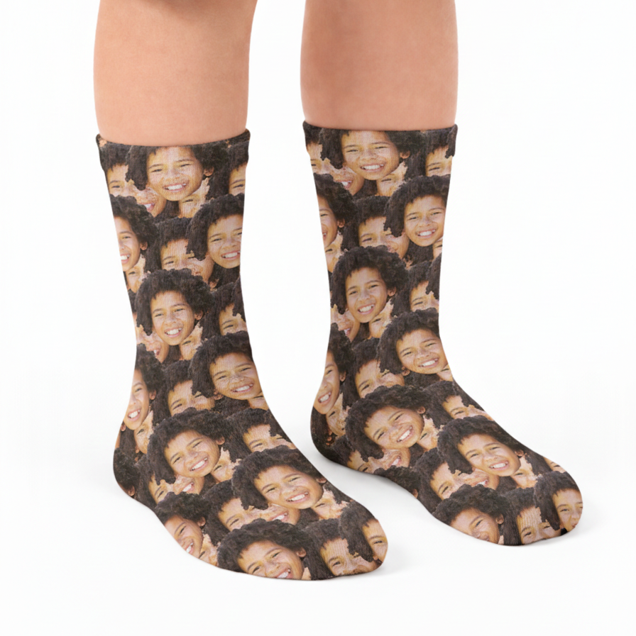Face Mash Kids Socks
