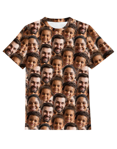 Faces cheap on shirts