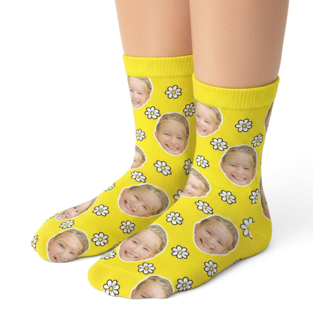 Daisy Face Kids Socks