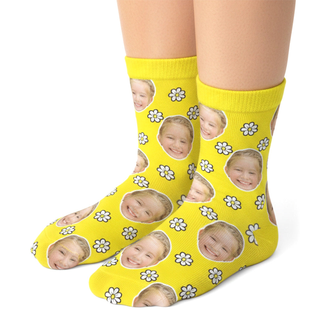 Daisy Face Kids Socks