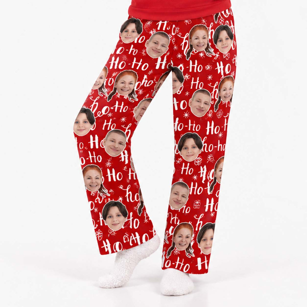 Women's Ho Ho Ho Personalised PJ Bottoms
