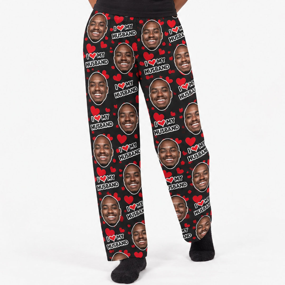 Women's I Love My Husband PJ Bottoms