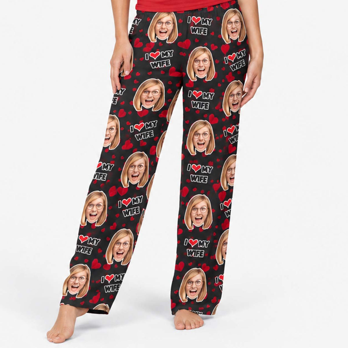 Women's I Love My Wife PJ Bottoms