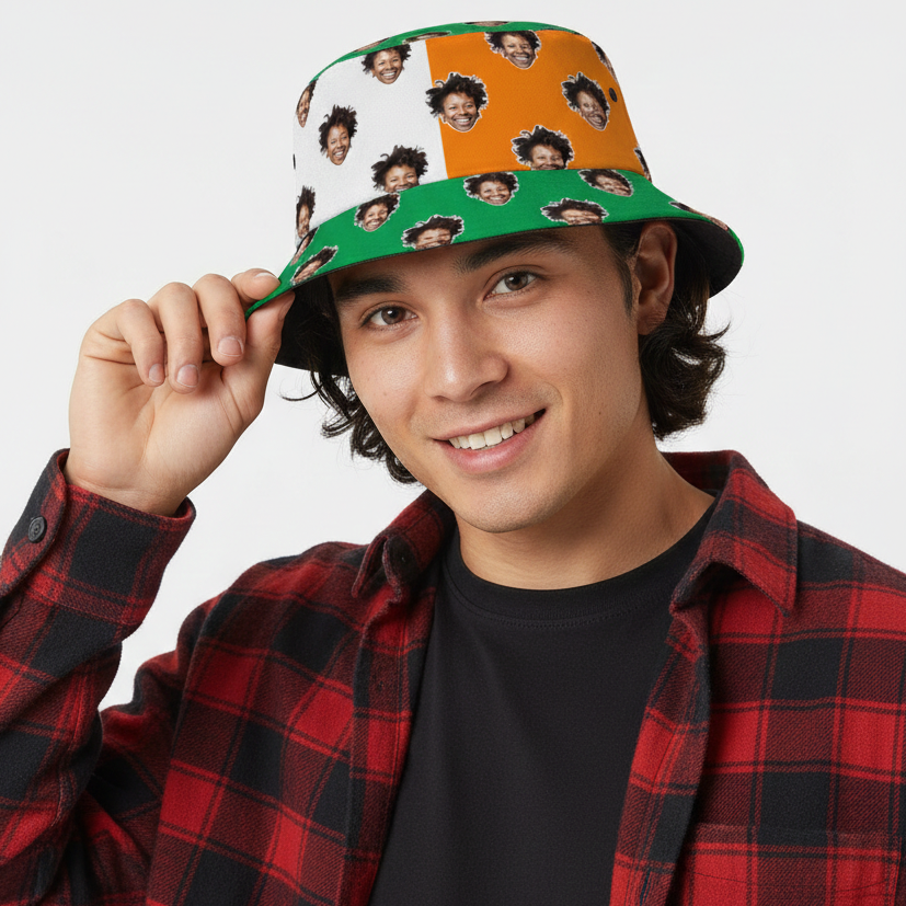 Ireland Flag Custom Bucket Hat