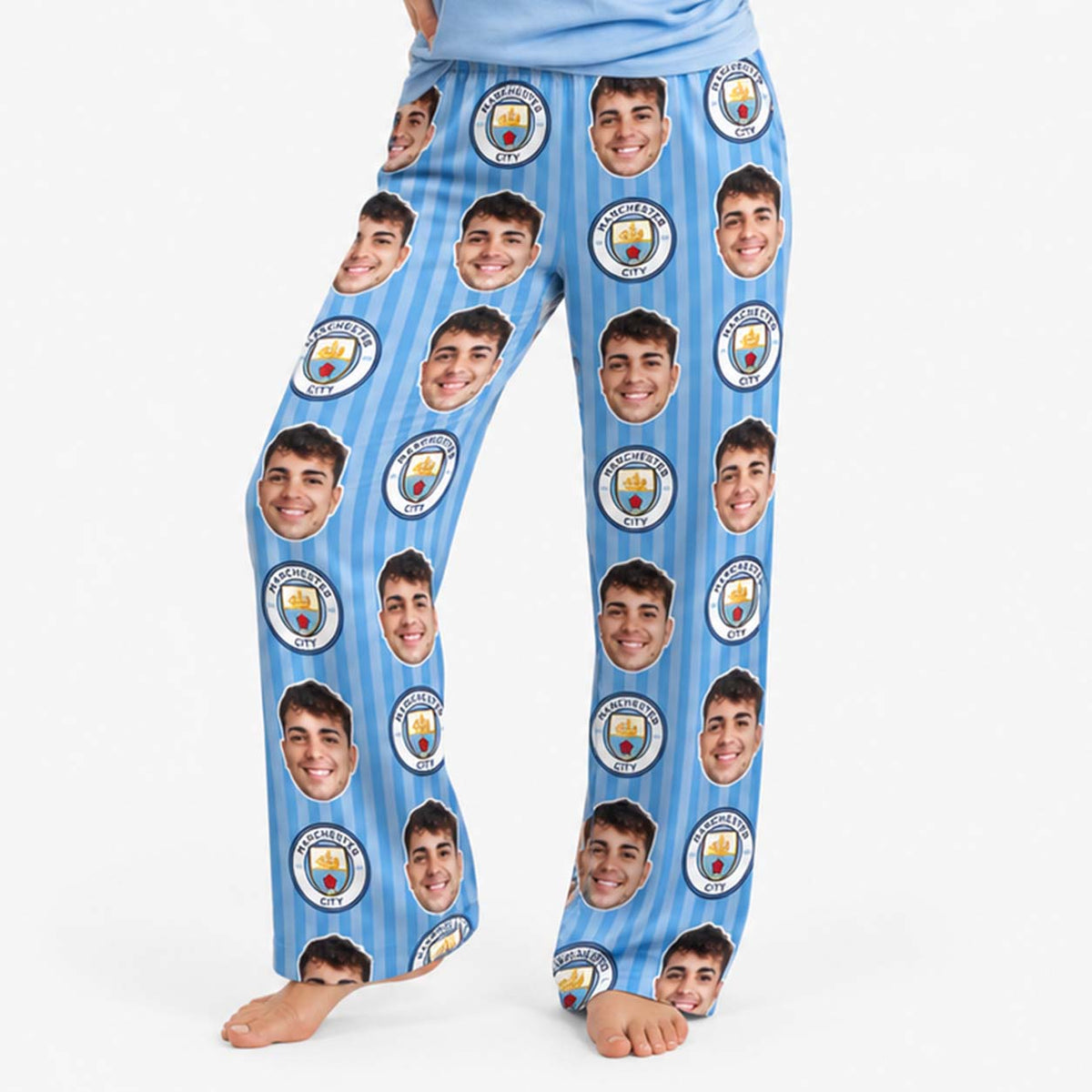 Man City Women's Personalised PJ Bottoms