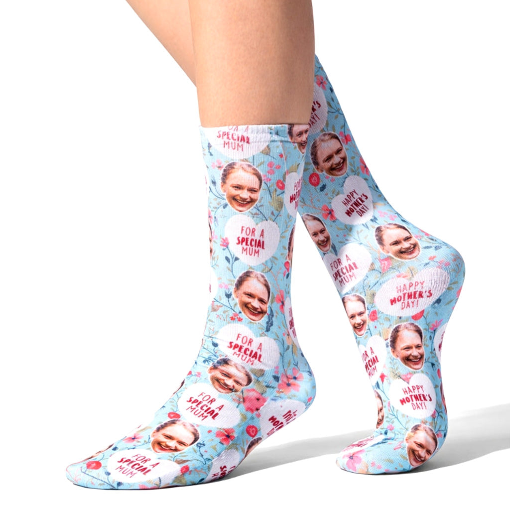 For a Special Mum Personalised Mothers Day Socks