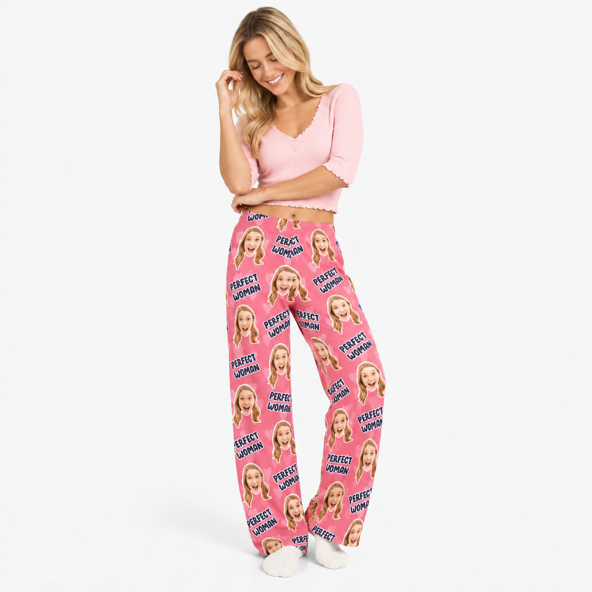 Women's Perfect Woman Personalised PJ Bottoms