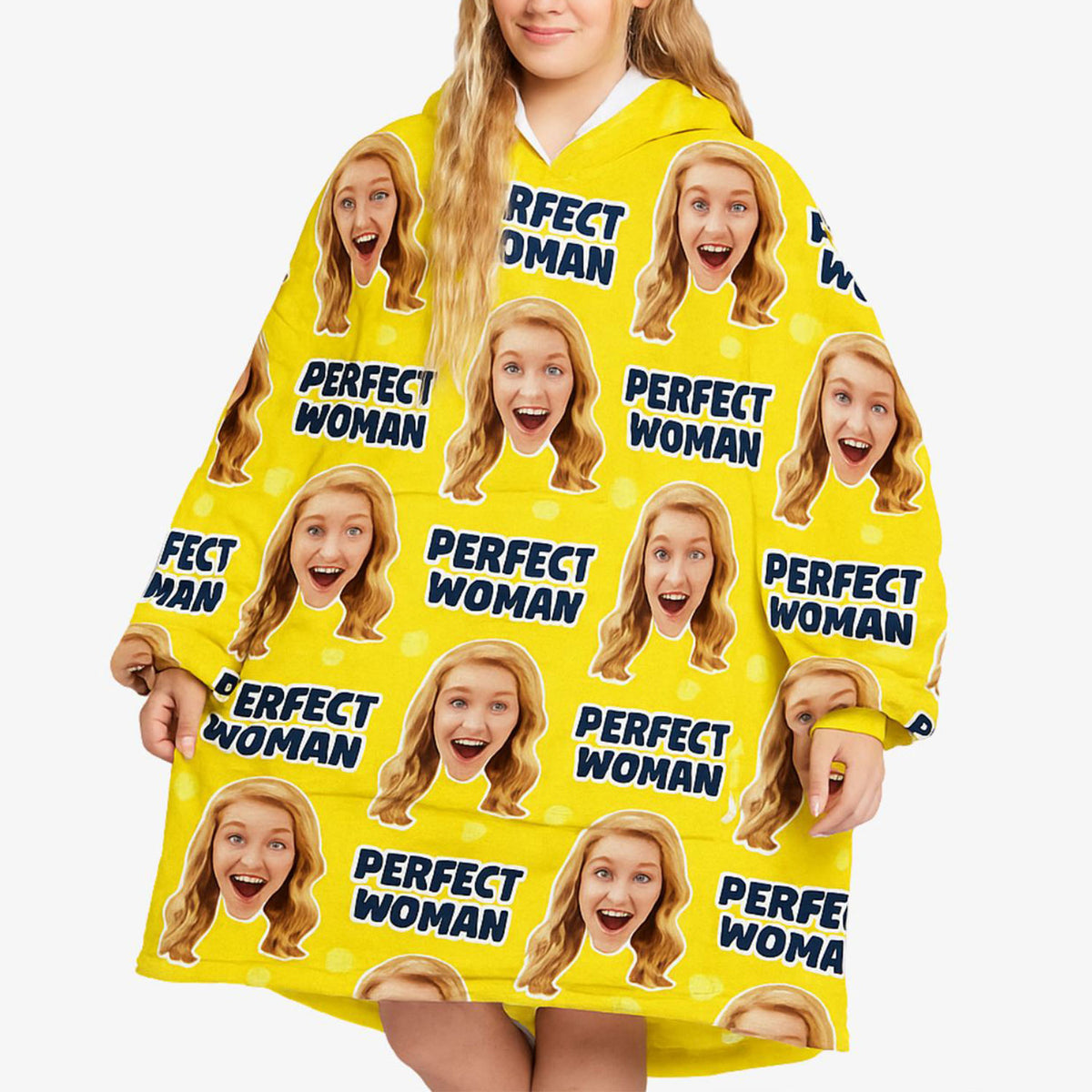 Perfect Woman Hoodie Blanket