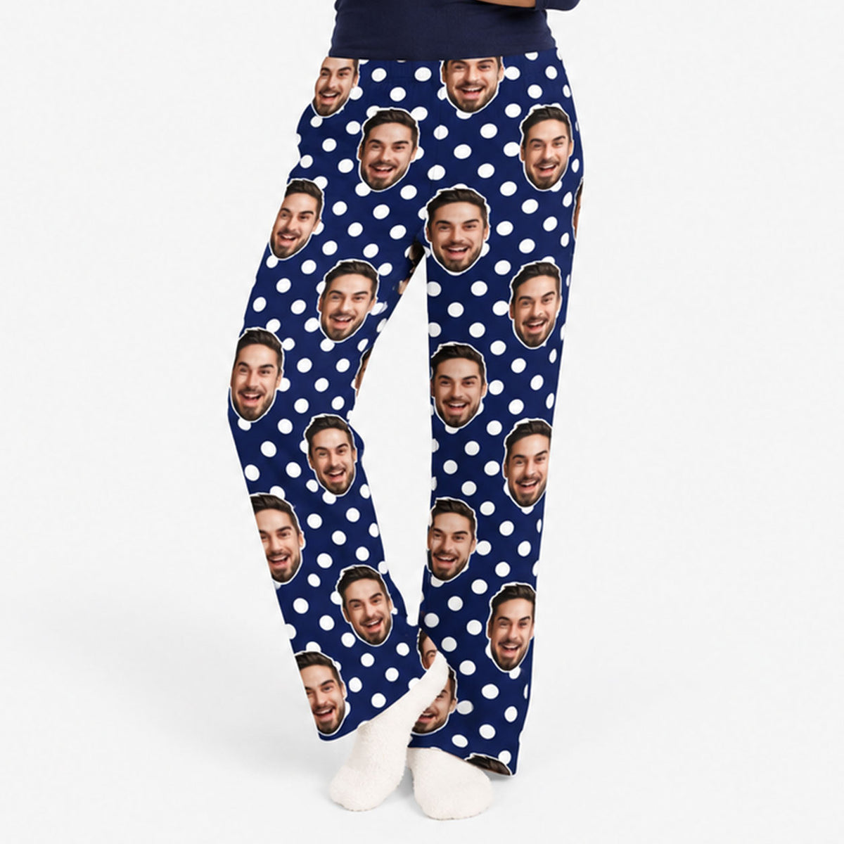 Women's Polka Dot Personalised PJ Bottoms