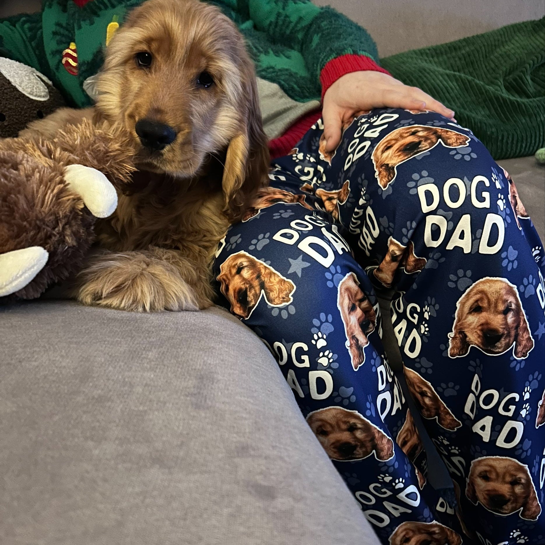 Men's Dog Dad Personalised Pyjamas - Trouser Set