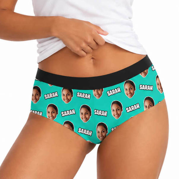 Personalised Knickers With Name & Face