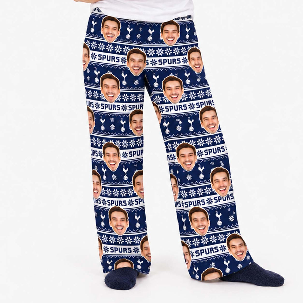 Spurs Christmas Women's Personalised PJ Bottoms