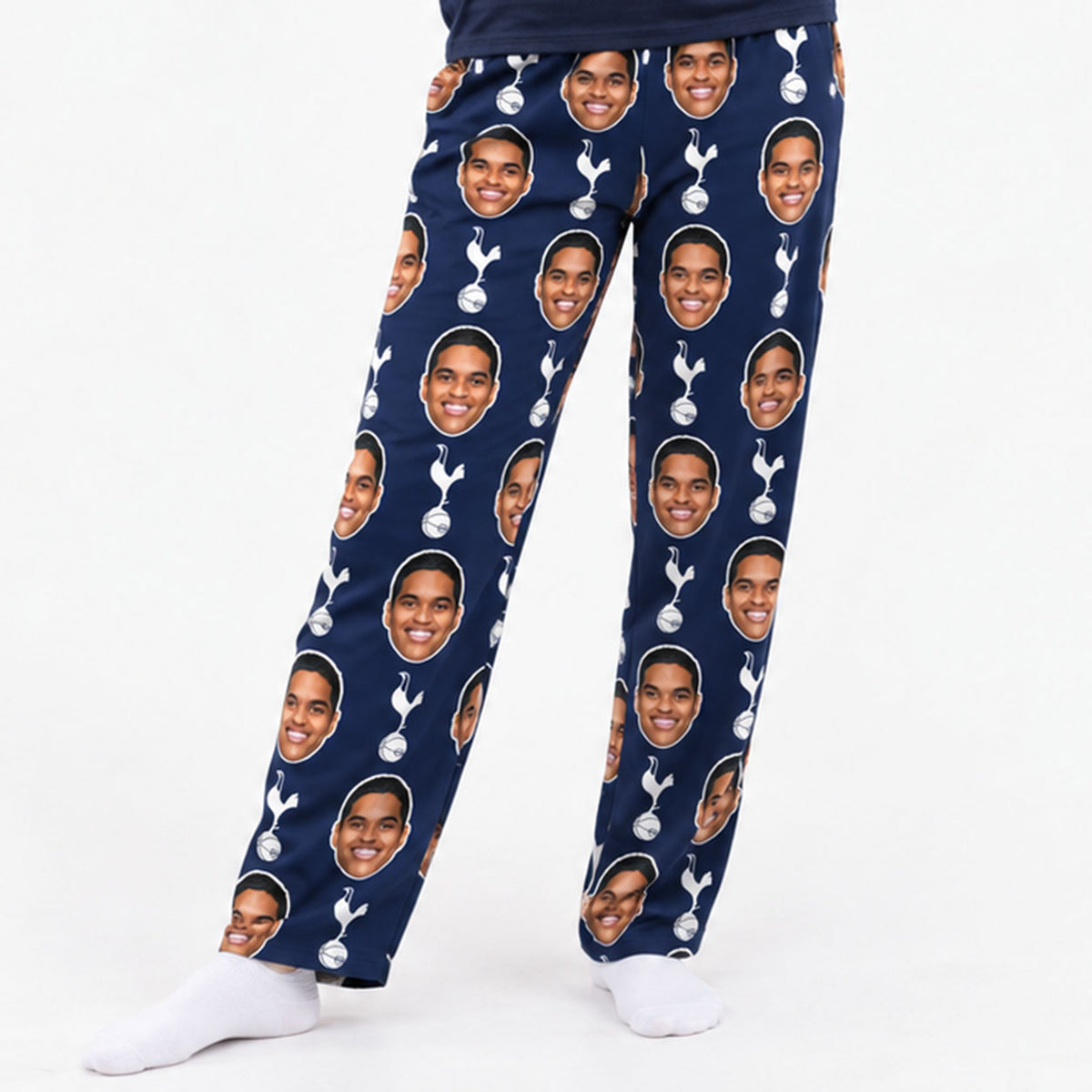Spurs Navy Women's Personalised PJ Bottoms