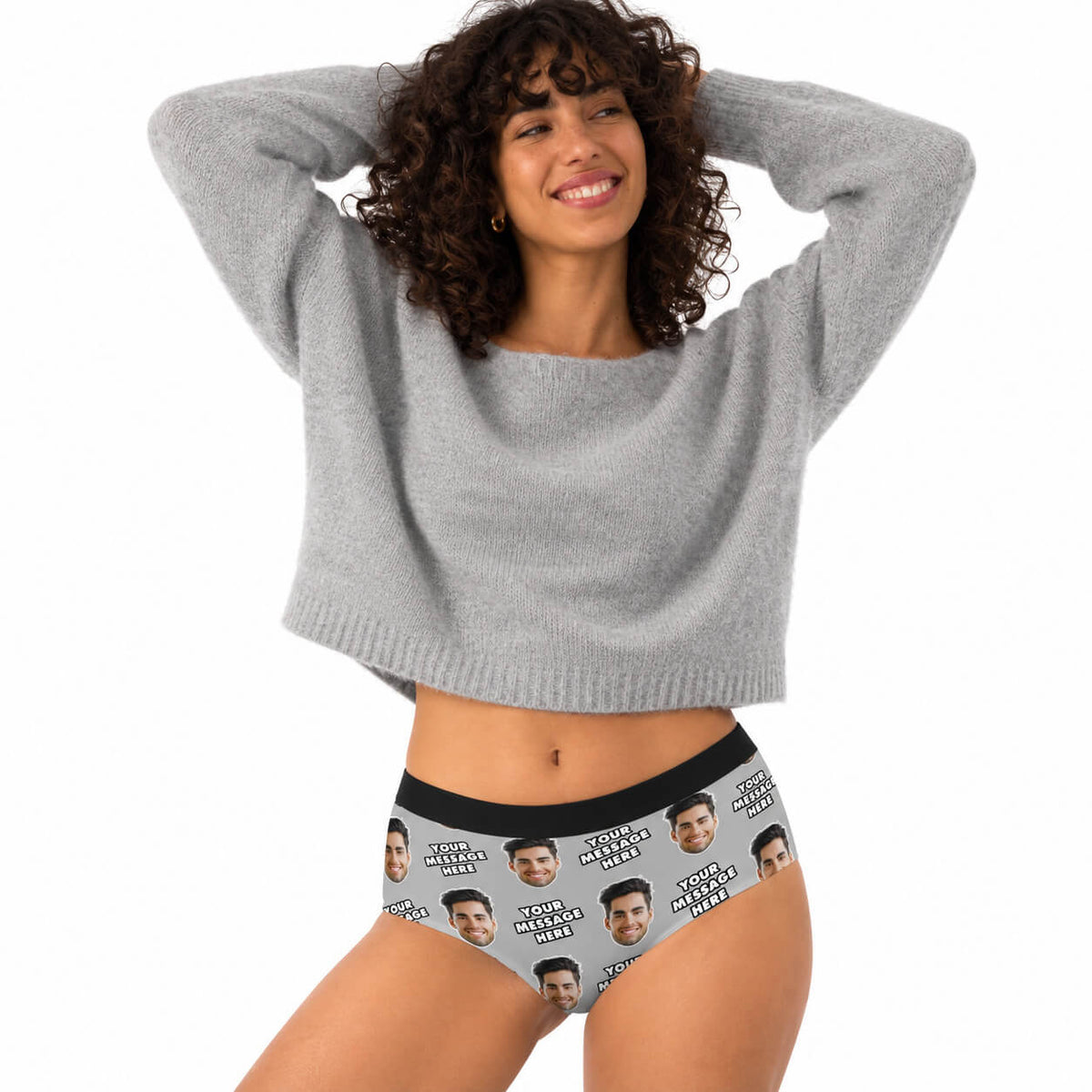 Personalised Knickers With Your Face & Message