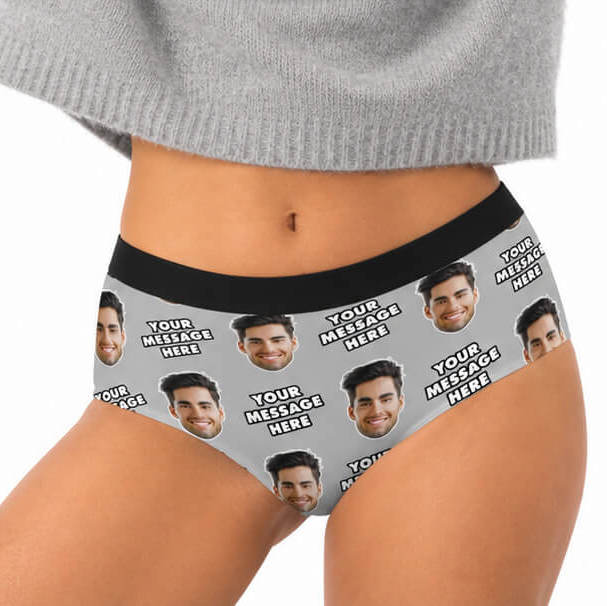 Personalised Knickers With Your Face & Message