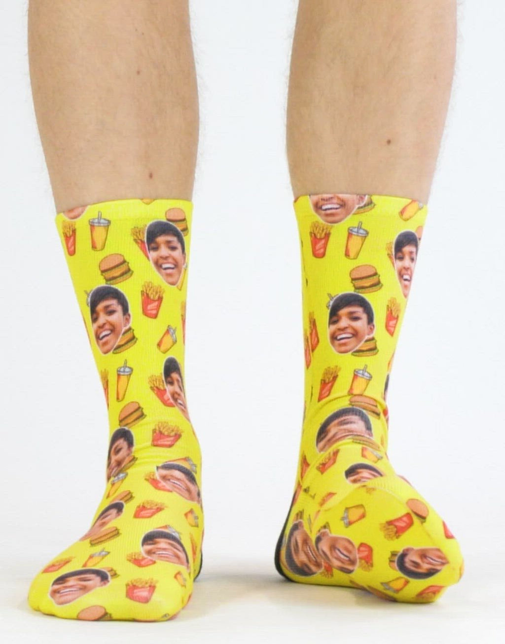 Chips & Drink Photo Socks