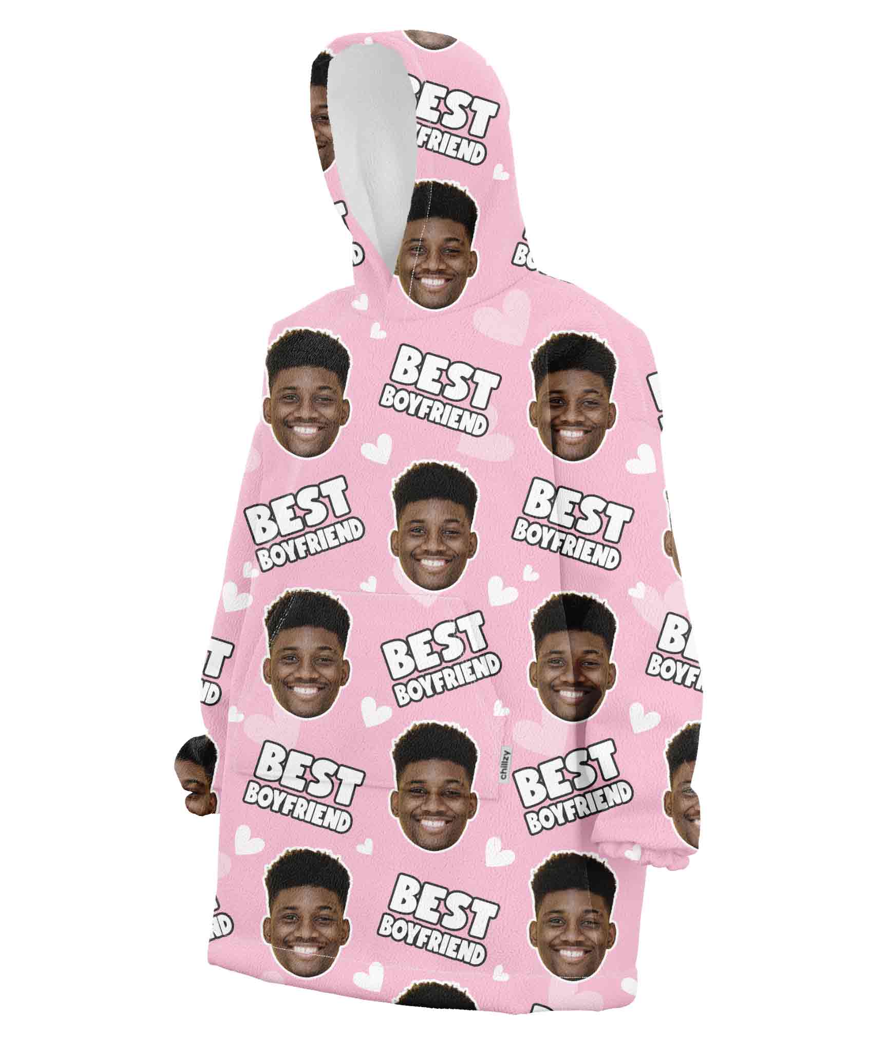 Best Boyfriend Hoodie Blanket