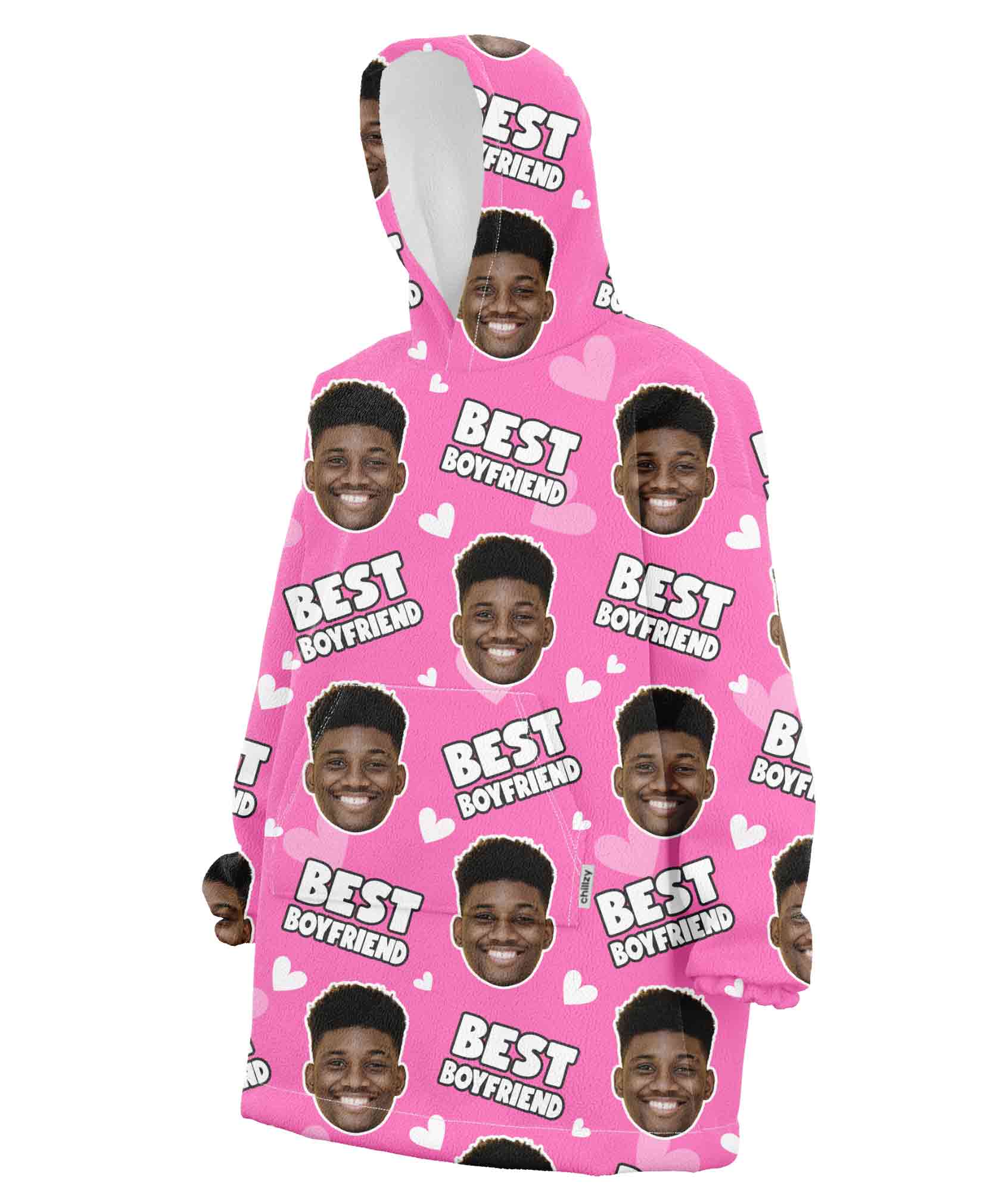 Best Boyfriend Hoodie Blanket