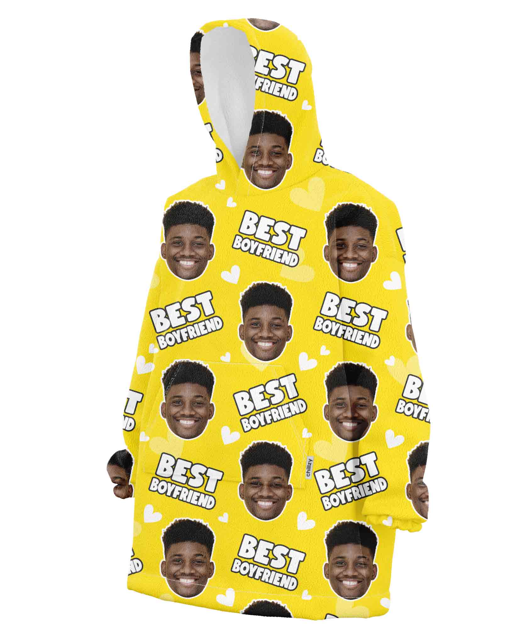 Best Boyfriend Hoodie Blanket