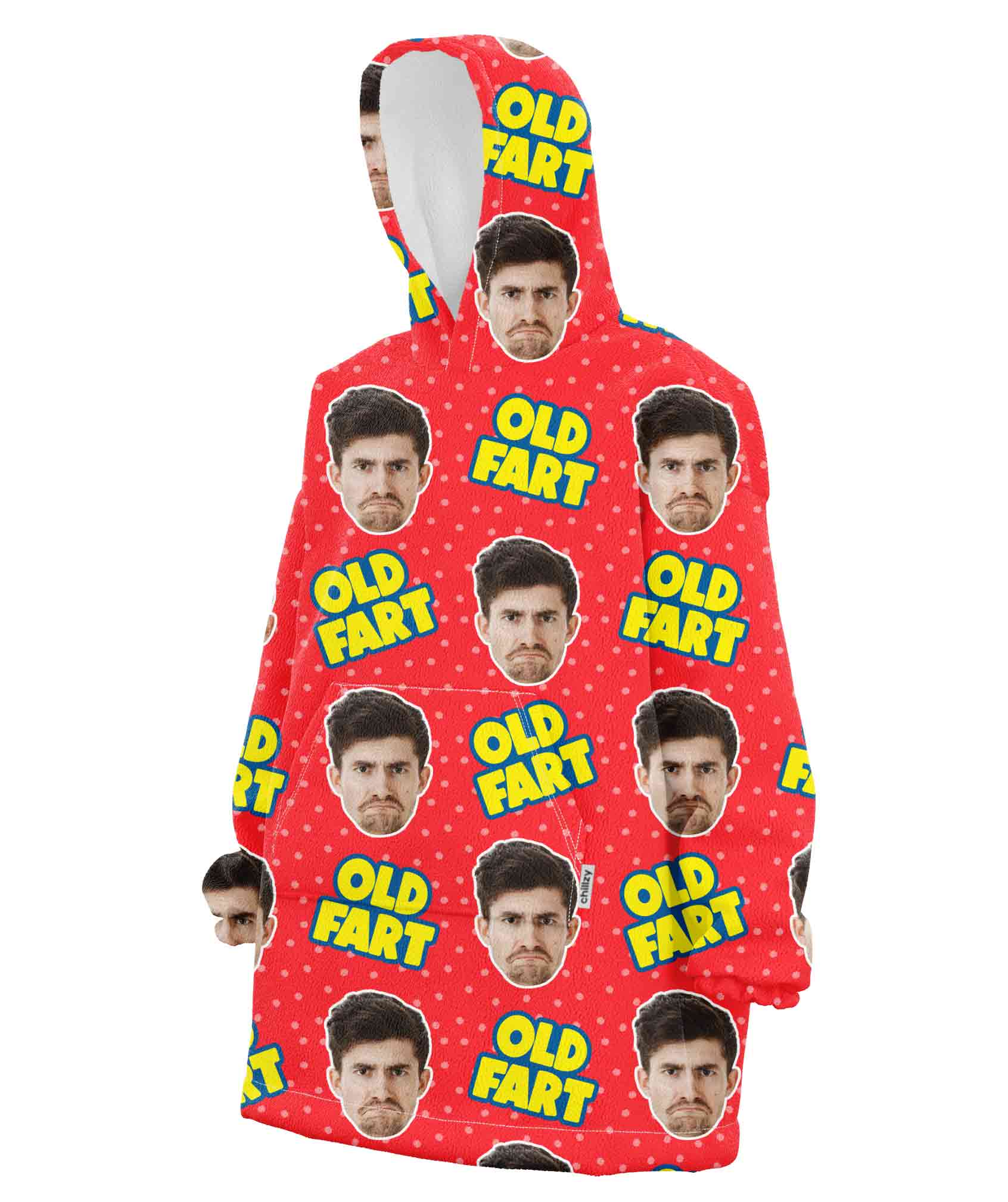 Old Fart Hoodie Blanket