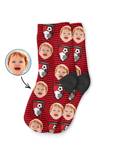 AFC Bournemouth Kids Photo Socks