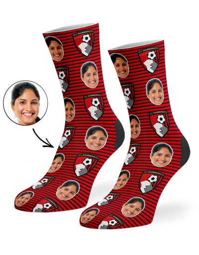 AFC Bournemouth Personalised Socks