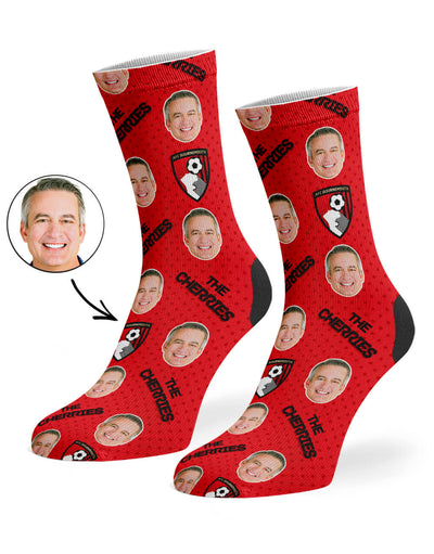 AFC Bournemouth The Cherries Personalised Socks