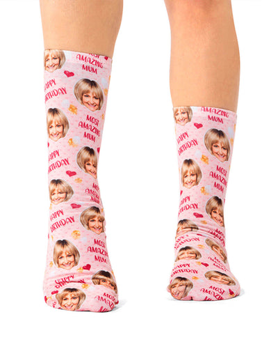 Amazing Mum Birthday Socks