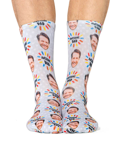 Personalised Awesome Dad Socks