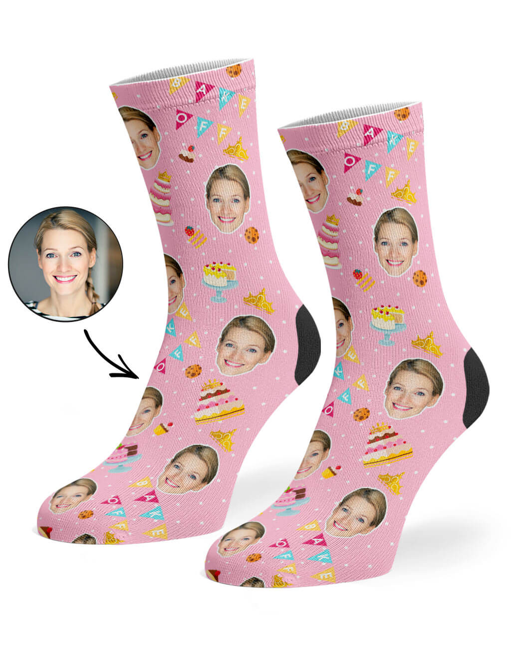 Your Face Bake Off Queen Socks