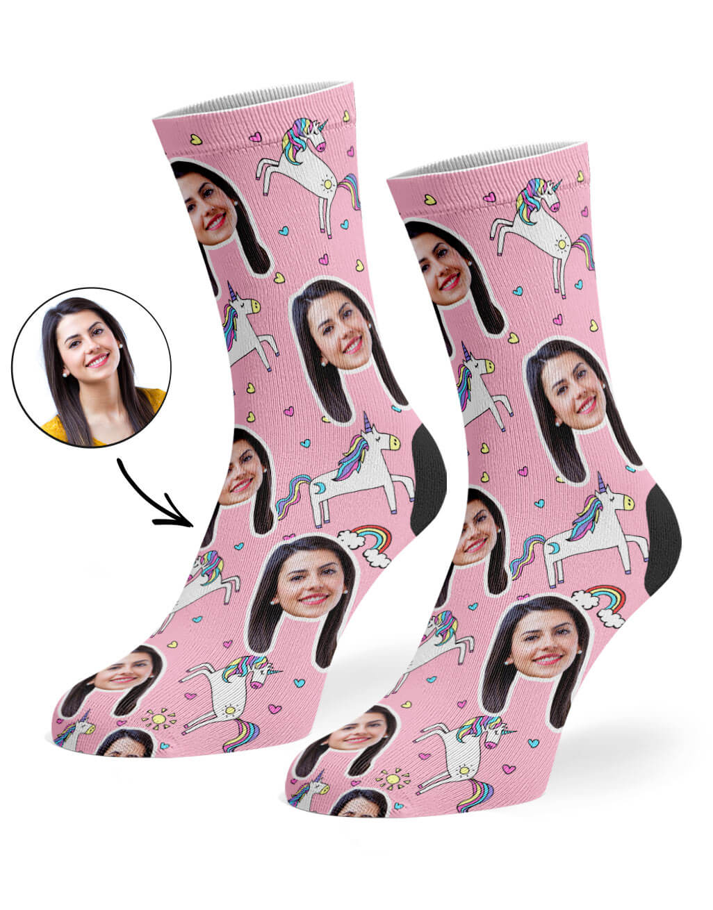Unicorn Photo Socks
