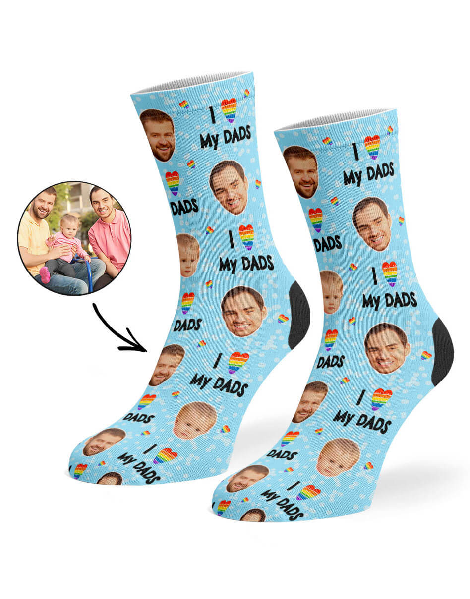 I Love My Dads Socks Gift