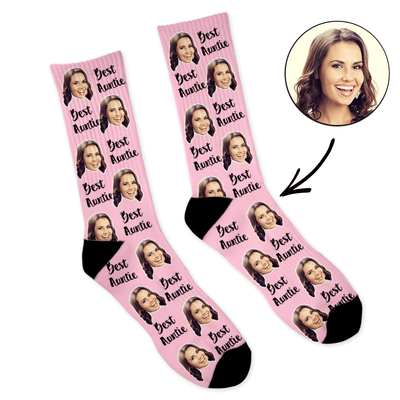 Personalised Best Auntie Socks