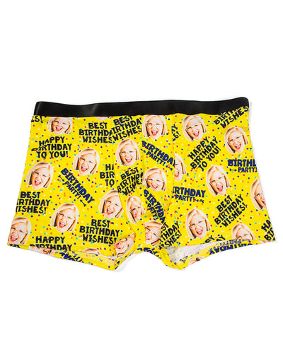 Personalised Best Birthday Wishes Boxers