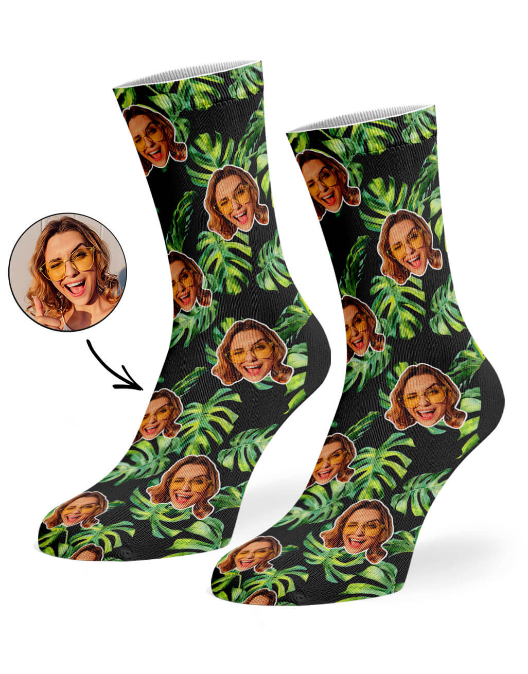 Unique Photo Tropical Socks