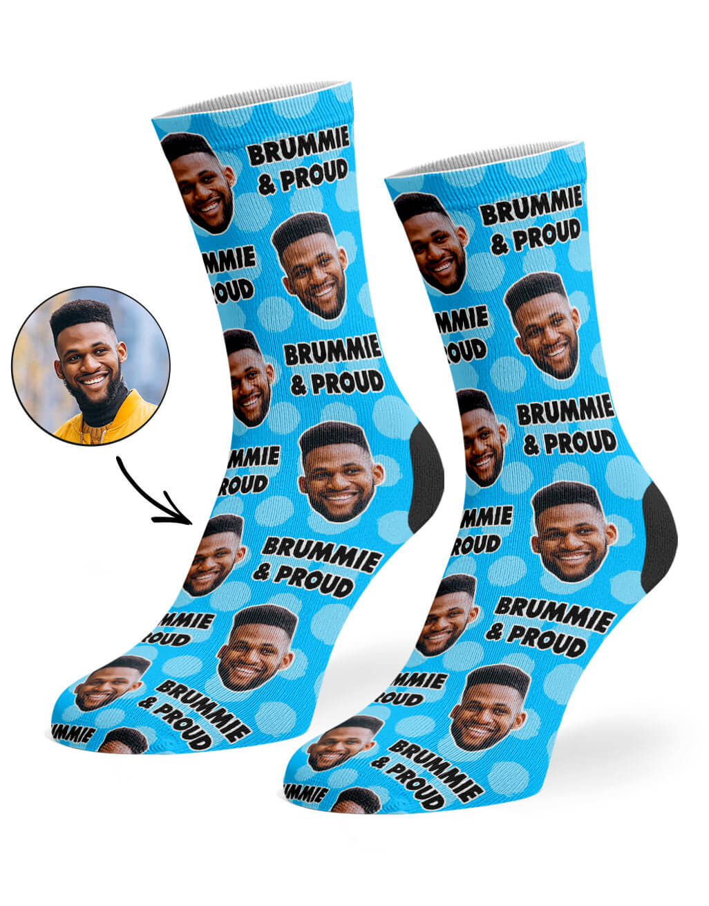 Custom Brummie & Proud Socks