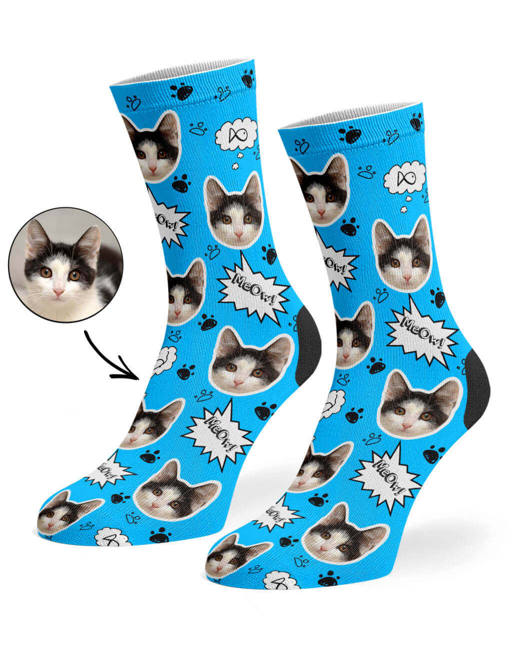 My Cat Meow Socks