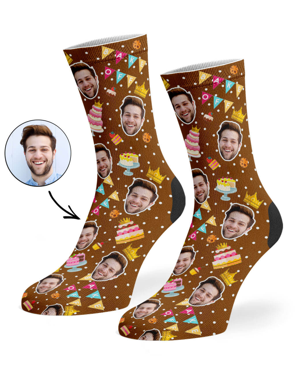 Customisable Bake Off King Socks
