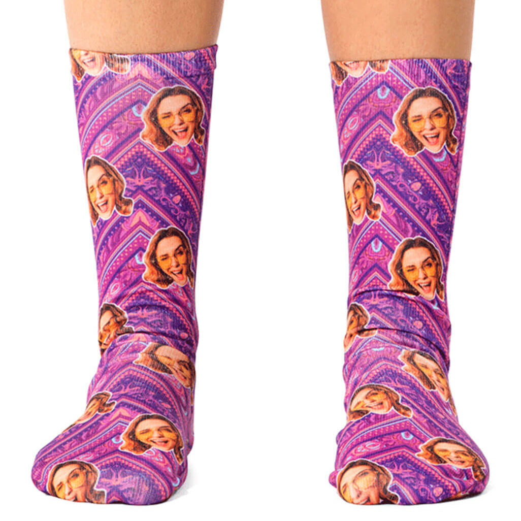 Aztec Festival Socks - Personalised Aztec Socks