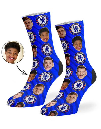 Chelsea Player Personalised Socks