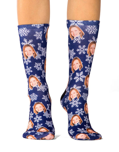 Christmas Snowflake Socks