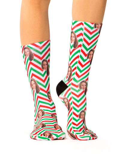 Christmas Zig Zag Socks