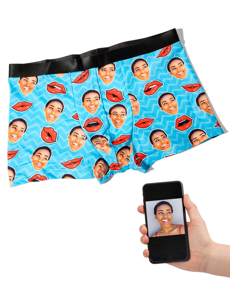 Comic Lips Boxers - Personalised Face Boxers