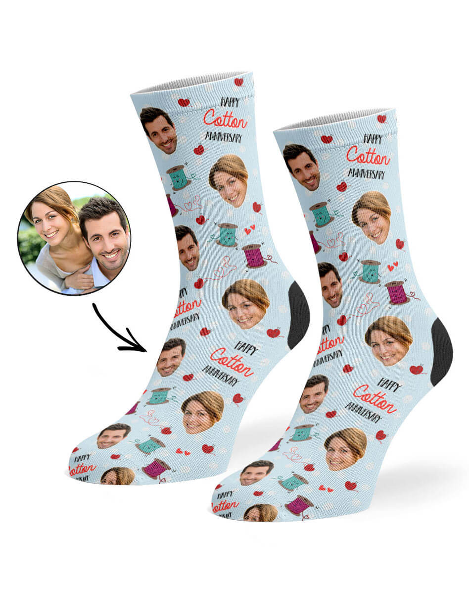Unique Cotton Anniversary Socks