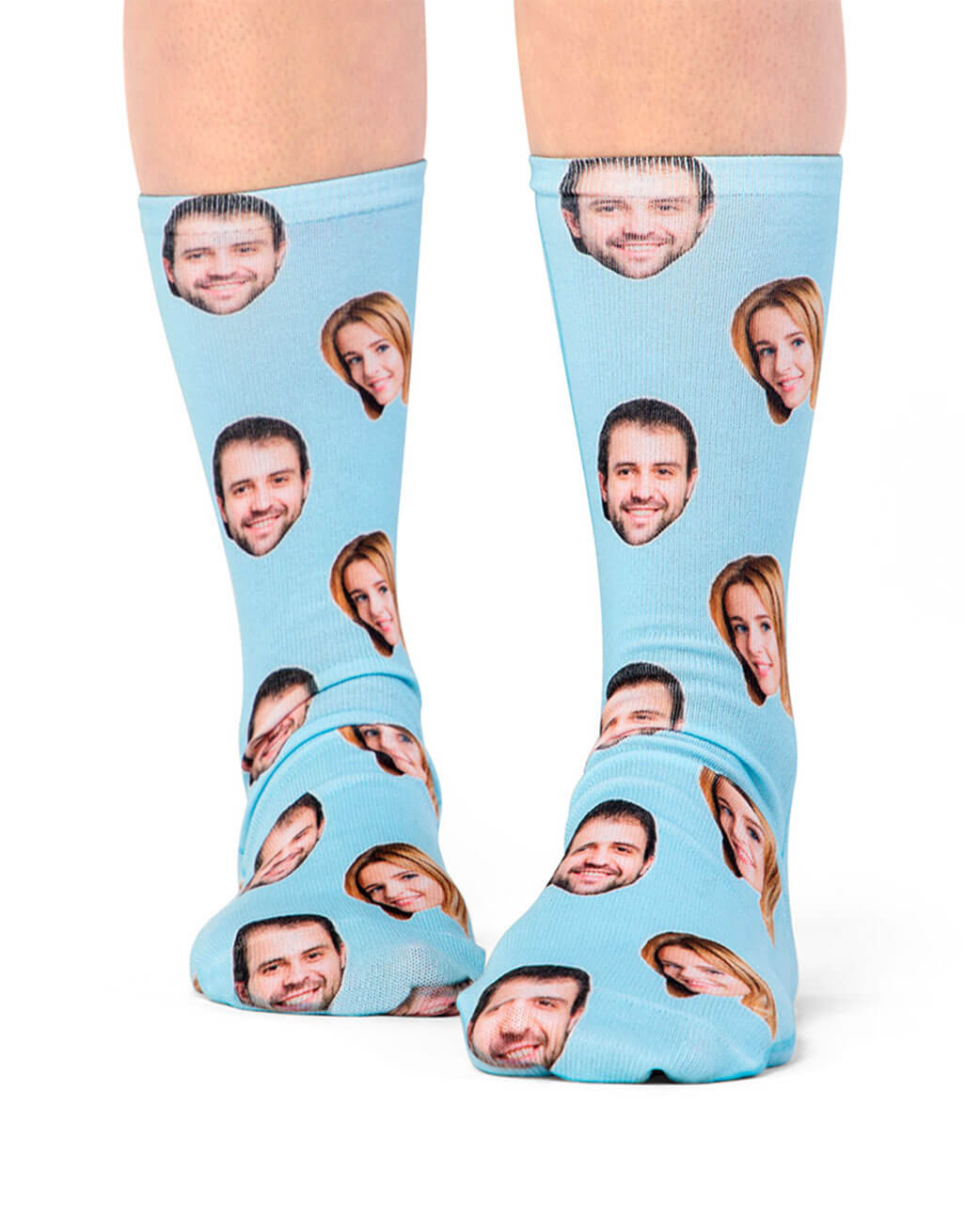 Couples Face Socks - Personalised Couple Socks – Super Socks